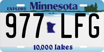 MN license plate 977LFG