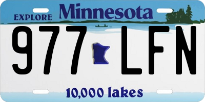 MN license plate 977LFN