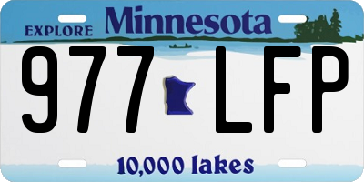 MN license plate 977LFP