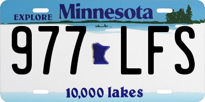 MN license plate 977LFS