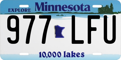 MN license plate 977LFU