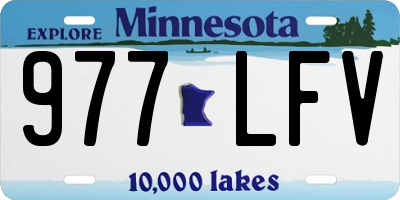 MN license plate 977LFV