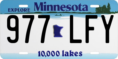 MN license plate 977LFY