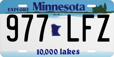 MN license plate 977LFZ