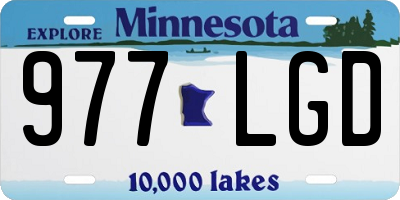 MN license plate 977LGD