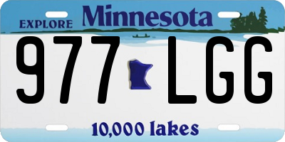 MN license plate 977LGG