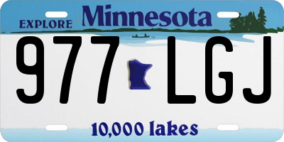 MN license plate 977LGJ