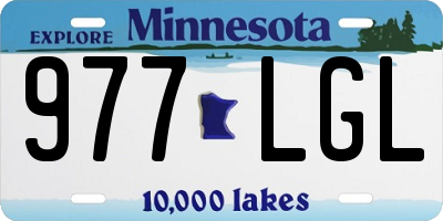 MN license plate 977LGL