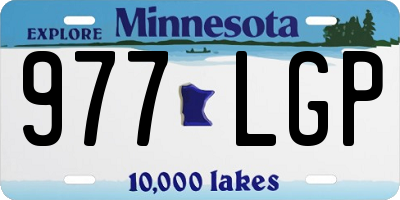 MN license plate 977LGP