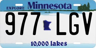 MN license plate 977LGV