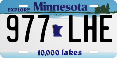 MN license plate 977LHE