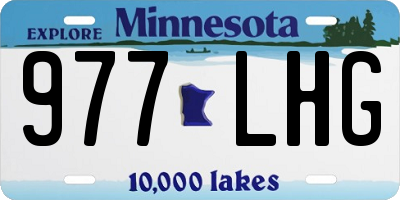 MN license plate 977LHG