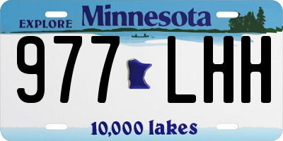 MN license plate 977LHH