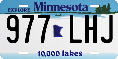 MN license plate 977LHJ