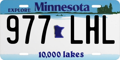 MN license plate 977LHL