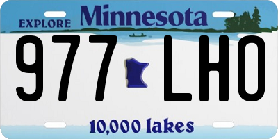 MN license plate 977LHO
