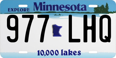 MN license plate 977LHQ