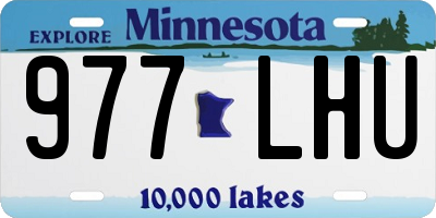 MN license plate 977LHU