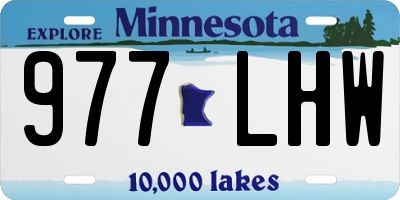 MN license plate 977LHW