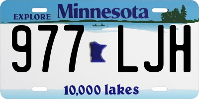 MN license plate 977LJH