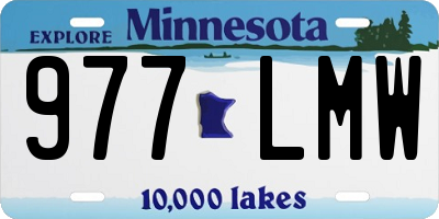 MN license plate 977LMW