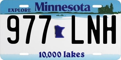 MN license plate 977LNH