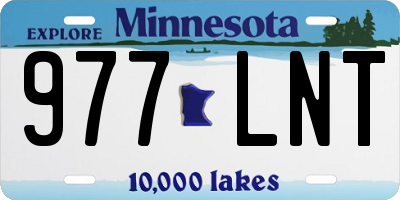 MN license plate 977LNT
