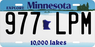 MN license plate 977LPM