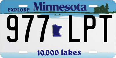 MN license plate 977LPT