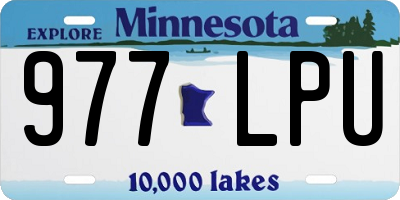 MN license plate 977LPU