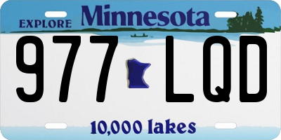 MN license plate 977LQD