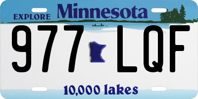 MN license plate 977LQF
