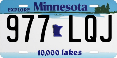 MN license plate 977LQJ