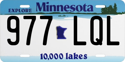 MN license plate 977LQL