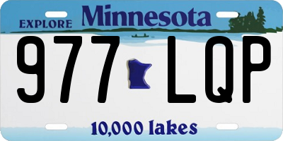 MN license plate 977LQP