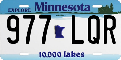 MN license plate 977LQR