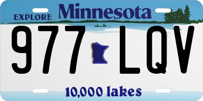 MN license plate 977LQV
