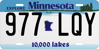 MN license plate 977LQY