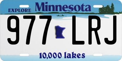 MN license plate 977LRJ