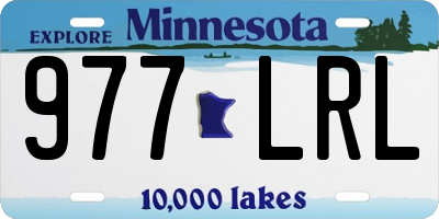 MN license plate 977LRL