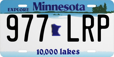 MN license plate 977LRP