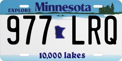 MN license plate 977LRQ