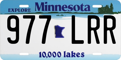 MN license plate 977LRR
