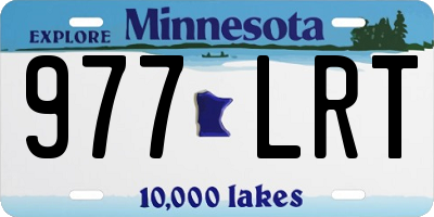 MN license plate 977LRT
