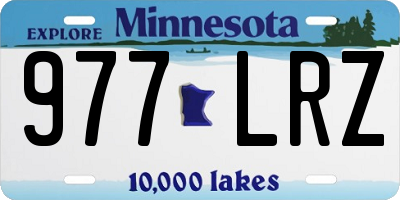 MN license plate 977LRZ