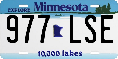 MN license plate 977LSE