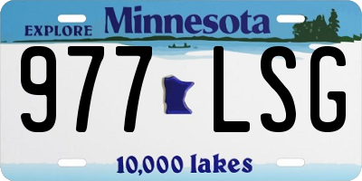 MN license plate 977LSG