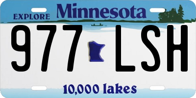 MN license plate 977LSH