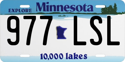 MN license plate 977LSL