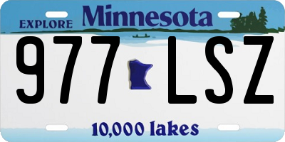 MN license plate 977LSZ